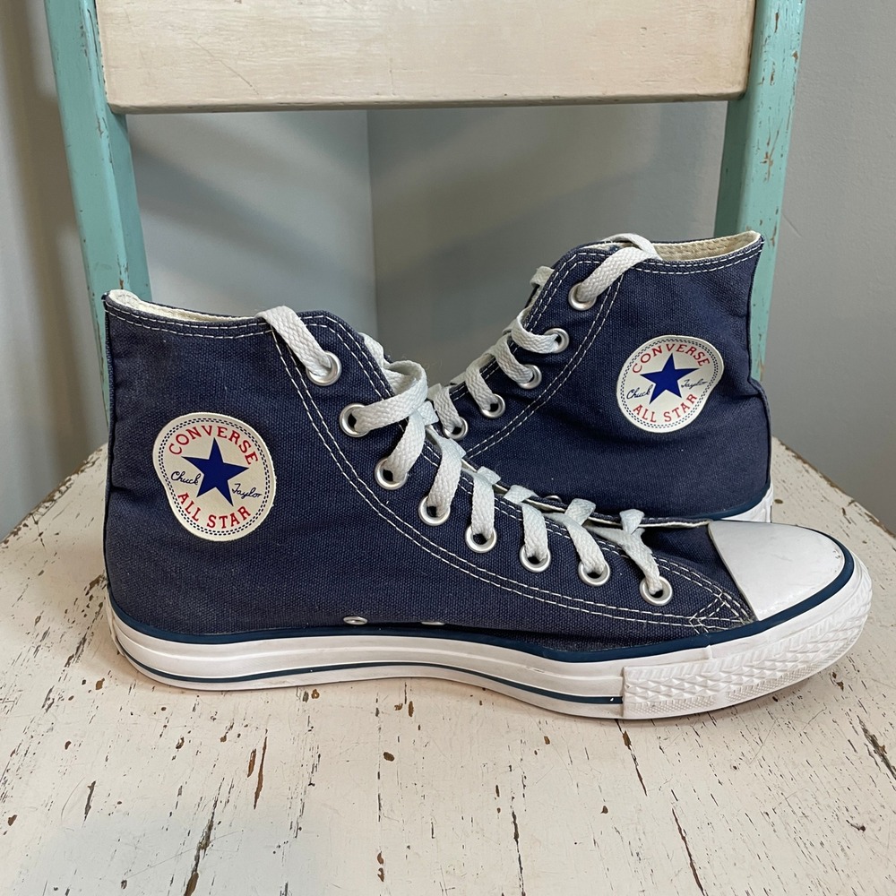 Converse Chuck Taylor All Star High Top Blue Sneakers M9622 Men's 8 Women's 10
